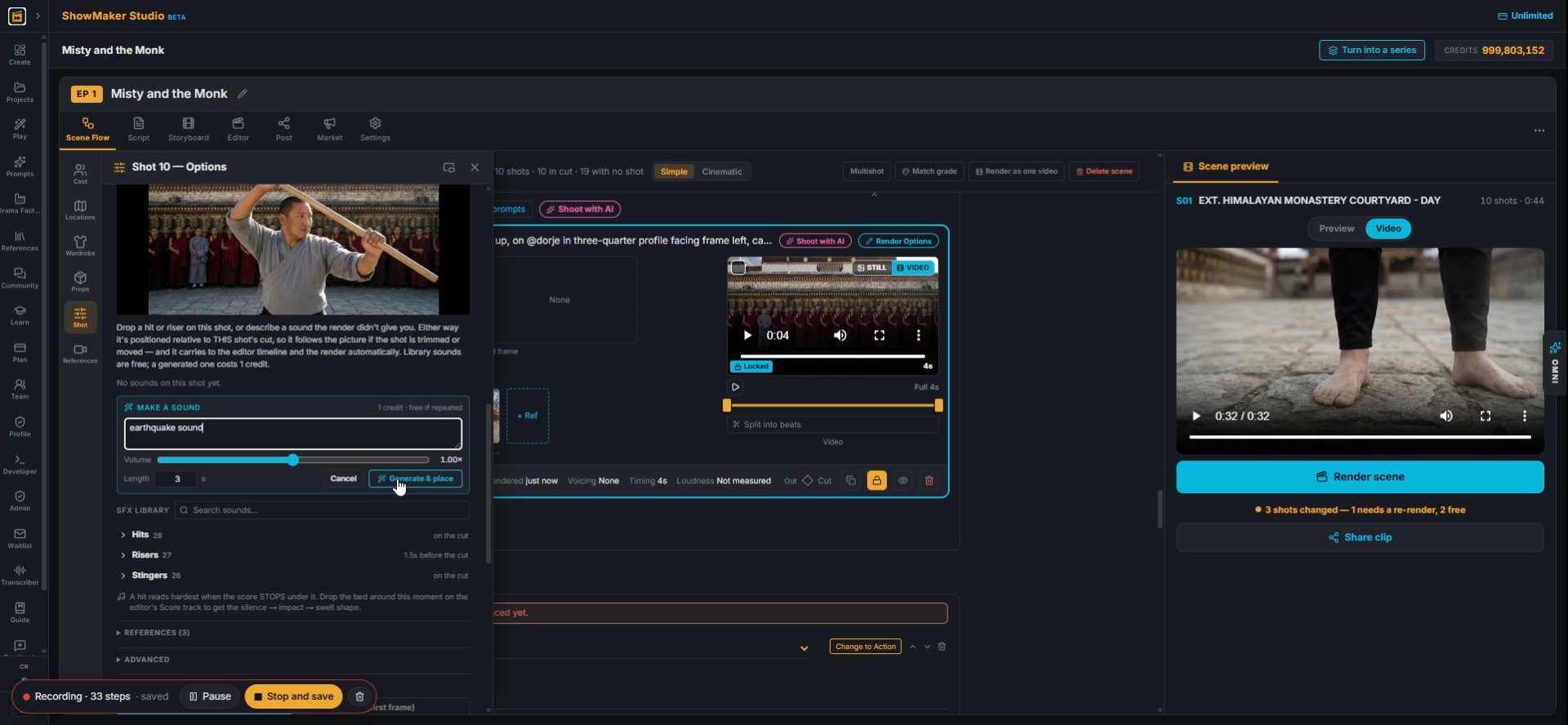 A wet slap, then a body hitting gravel…